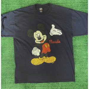 Disney Mickey Mouse Florida Big Print T Shirt